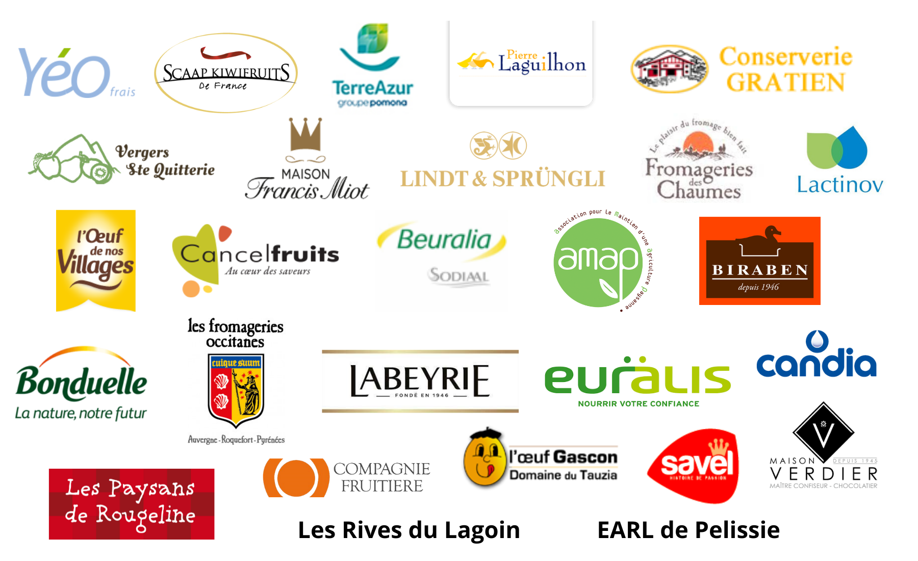 Logos des partenaires IAA de la BABS
